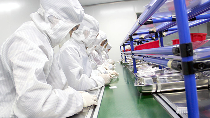 Shenzhen MIWU Industrial company with limited liability linha de produção do fabricante