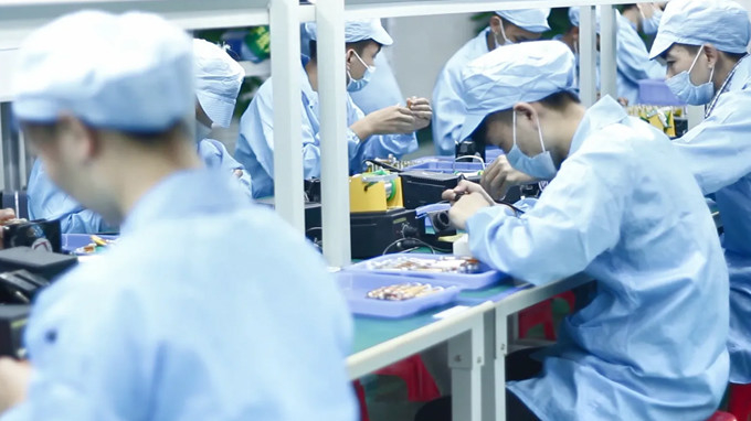 Shenzhen MIWU Industrial company with limited liability linha de produção do fabricante