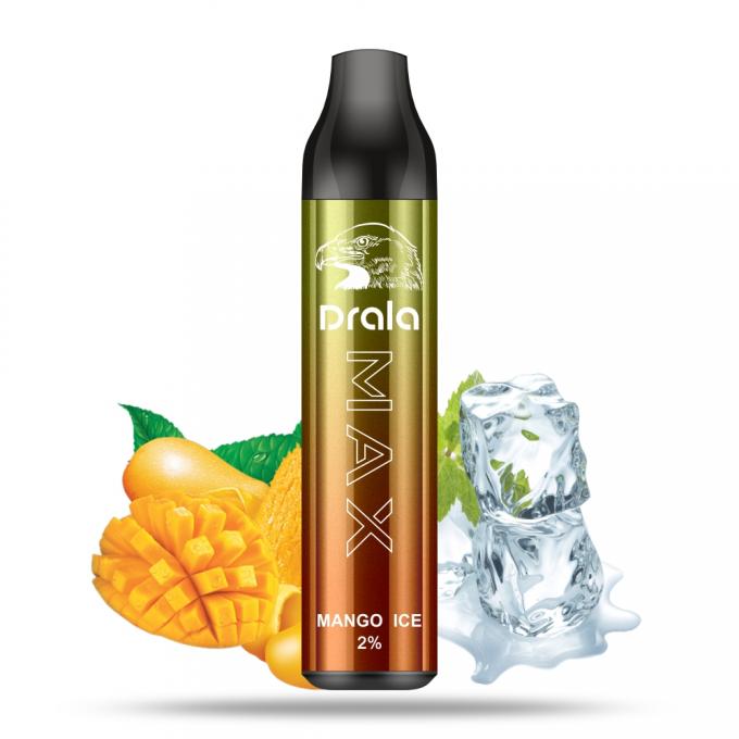 O controle descartável Rechargable Vape descartável do fluxo de ar da vagem de Vape dos sopros grandes encerra o OEM 2