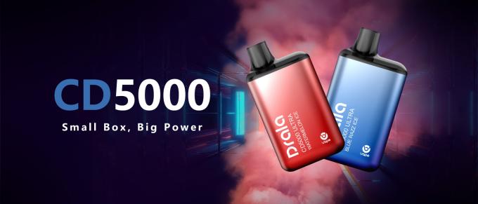 5000 da nicotina descartável da caixa 50mg de Vape dos sopros cigarro eletrônico descartável recarregável 1