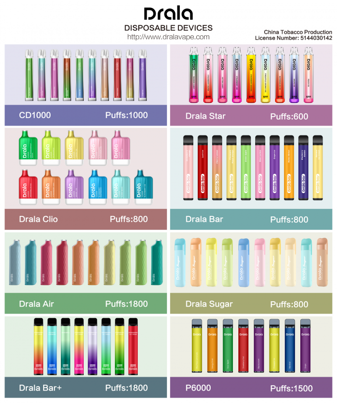 6000 sopros frutificam dispositivo descartável recarregável da modificação da caixa de Vape dos sabores personalizado 6